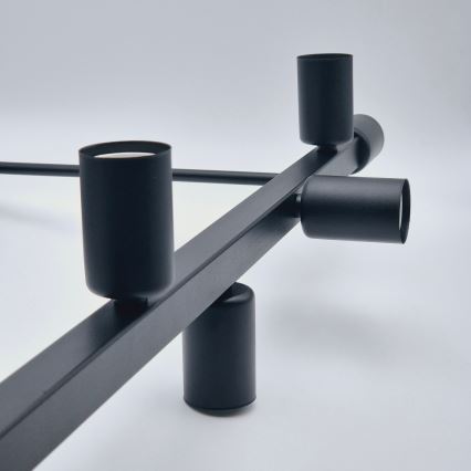 Люстра на штанге ASTRID 8xE27/60W/230V черный