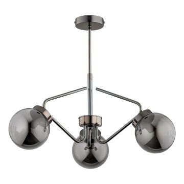 Люстра на штанге BARSUM 3xE14/10W/230V серая