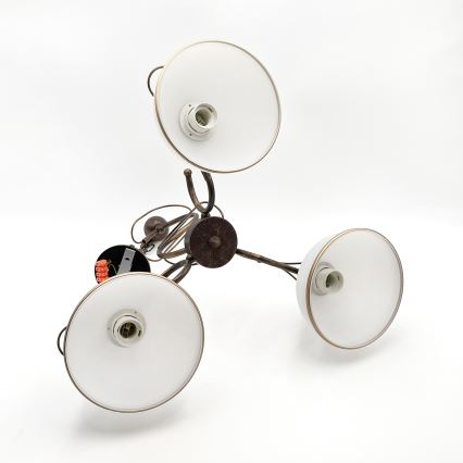 Люстра на штанге COBRA 3xE27/60W/230V бронза/патина