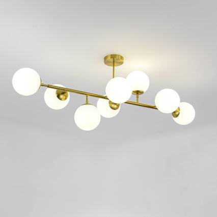 Люстра на штанге DORADO 8xE14/40W/230V золотая