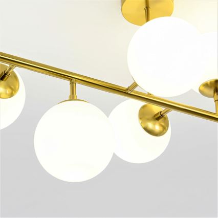 Люстра на штанге DORADO 8xE14/40W/230V золотая
