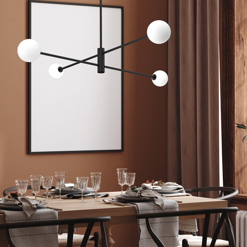 Люстра на штанге DORI 4xG9/25W/230V черная