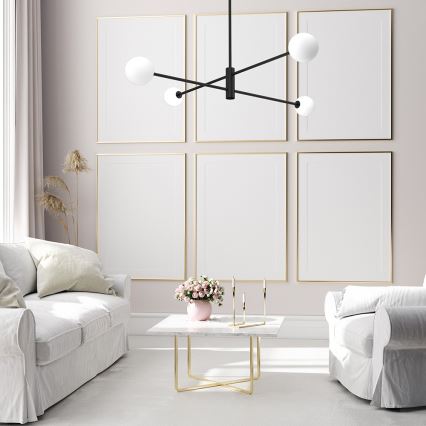 Люстра на штанге DORI 4xG9/25W/230V черная