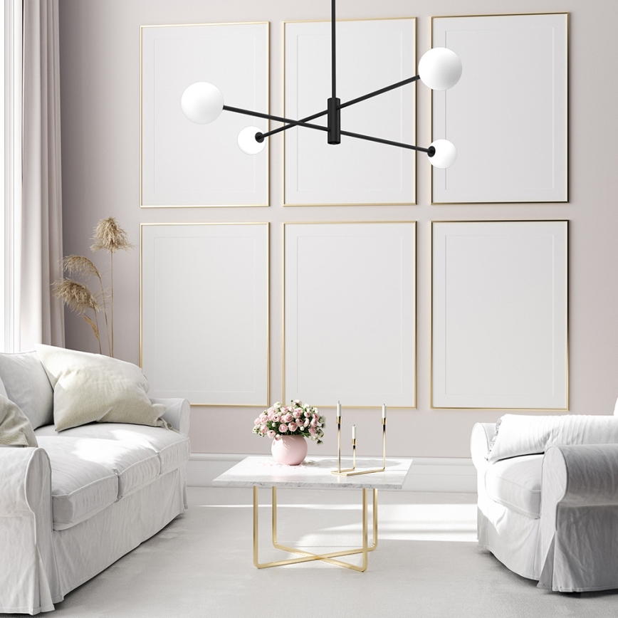 Люстра на штанге DORI 4xG9/25W/230V черная