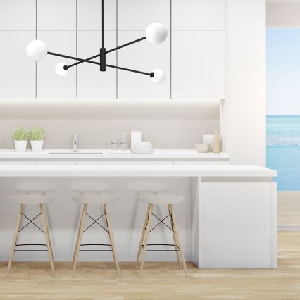 Люстра на штанге DORI 4xG9/25W/230V черная