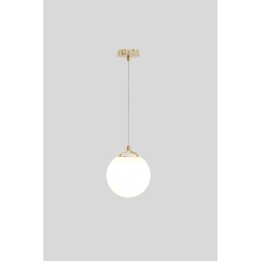 Люстра на штанге FIRA 1xE27/60W/230V золотистый