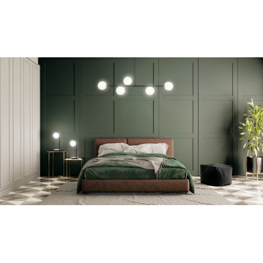 Люстра на штанге GAMA 5xG9/12W/230V черная