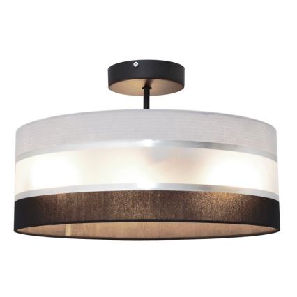 Люстра на штанге HELEN 3xE27/15W/230V черная/серая/блестящий хром