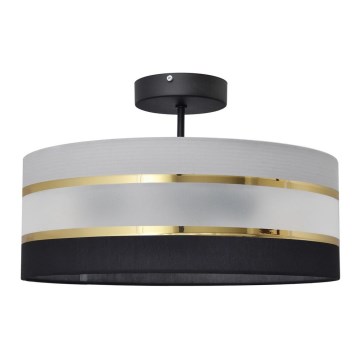 Люстра на штанге HELEN 3xE27/15W/230V черная/серая/золотая