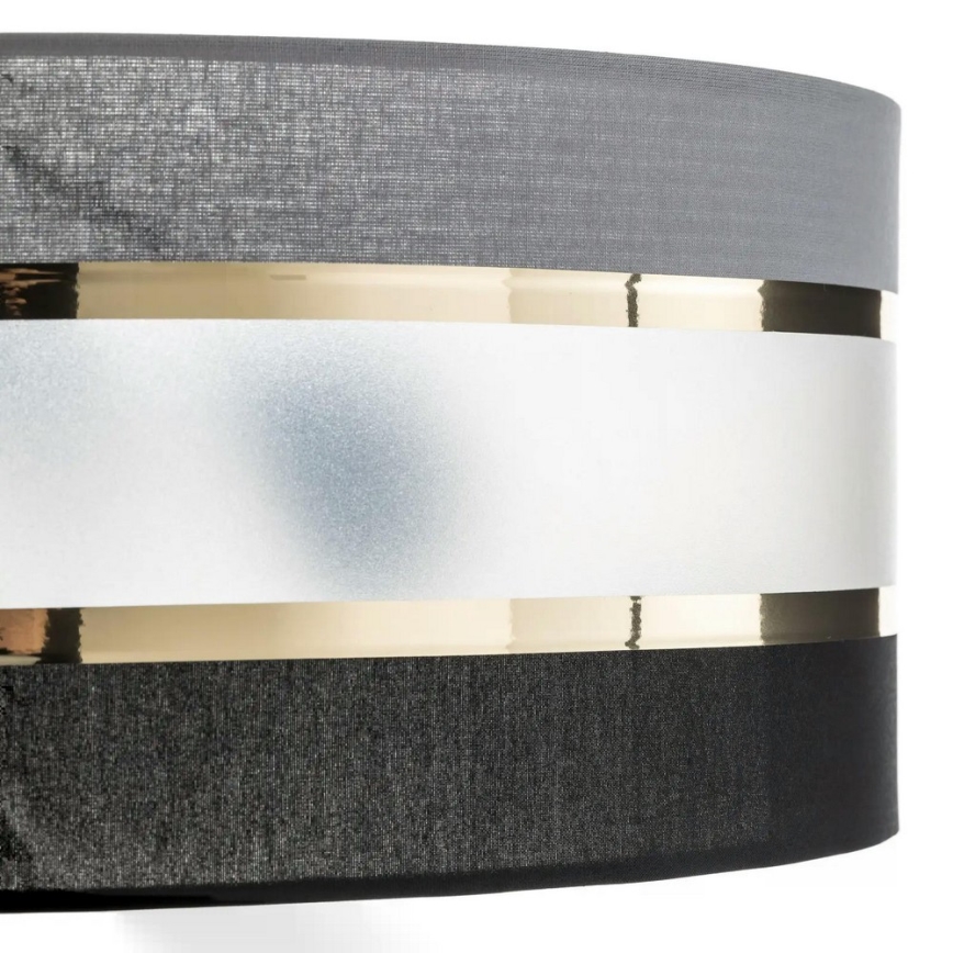 Люстра на штанге HELEN 3xE27/15W/230V черная/серая/золотая