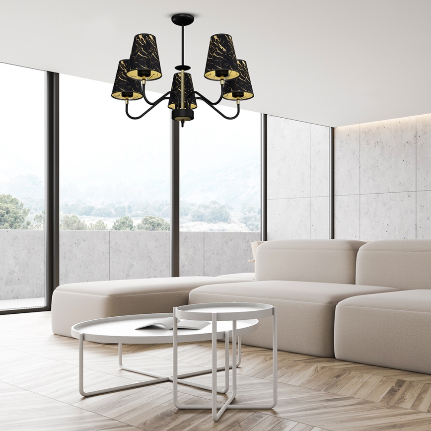 Люстра на штанге HERMES 5xE27/60W/230V