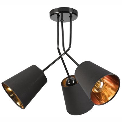 Люстра на штанге IRMA 3xE27/15W/230V черный