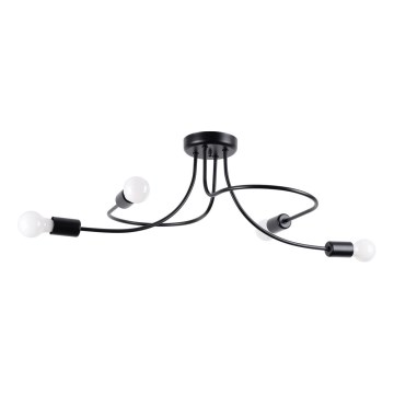 Люстра на штанге LEVAR 4xE27/15W/230V черный