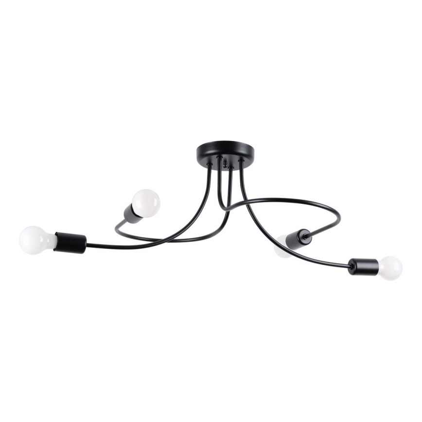 Люстра на штанге LEVAR 4xE27/15W/230V черный