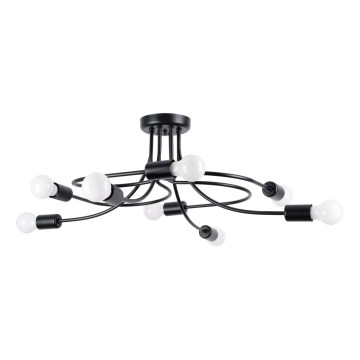Люстра на штанге LEVAR 8xE27/15W/230V черный
