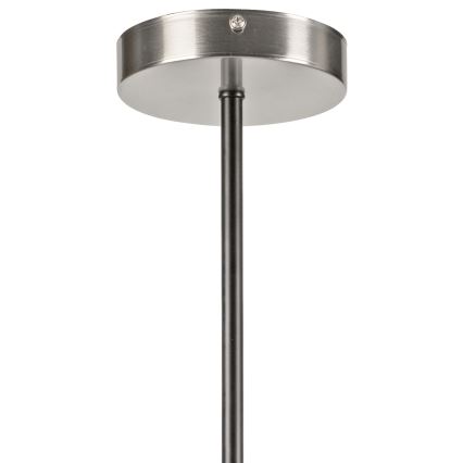Люстра на штанге LILOU 4xE14/5W/230V матовый хром/дымчатый
