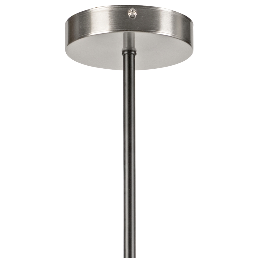 Люстра на штанге LILOU 4xE14/5W/230V матовый хром/дымчатый