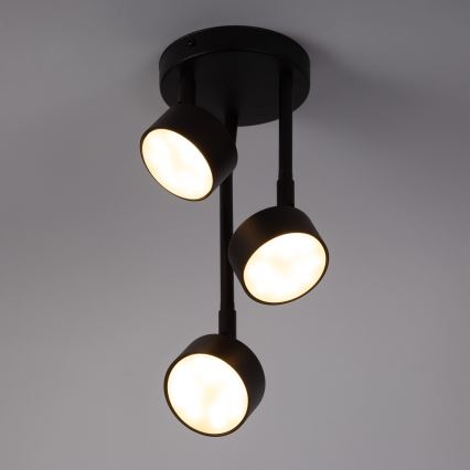 Люстра на штанге NEMO 3xGX53/12W/230V черный
