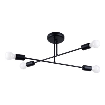 Люстра на штанге NORAH 4xE27/15W/230V черный