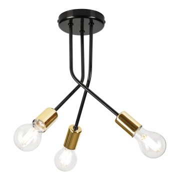 Люстра на штанге PRIYA 3xE27/15W/230V черный