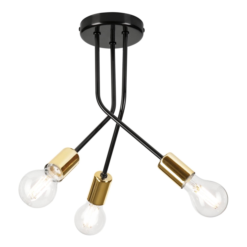 Люстра на штанге PRIYA 3xE27/15W/230V черный