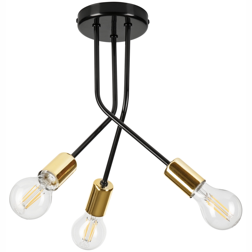 Люстра на штанге PRIYA 3xE27/15W/230V черный