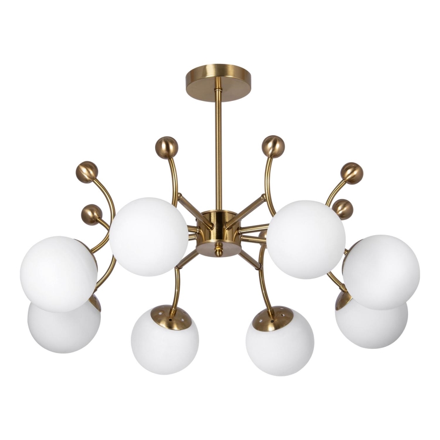 Люстра на штанзі 8xE27/60W/230V золотий