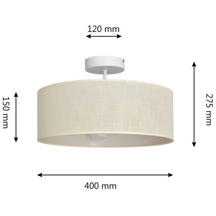 Люстра на штанзі ALBA 3xE27/15W/230V кремовий