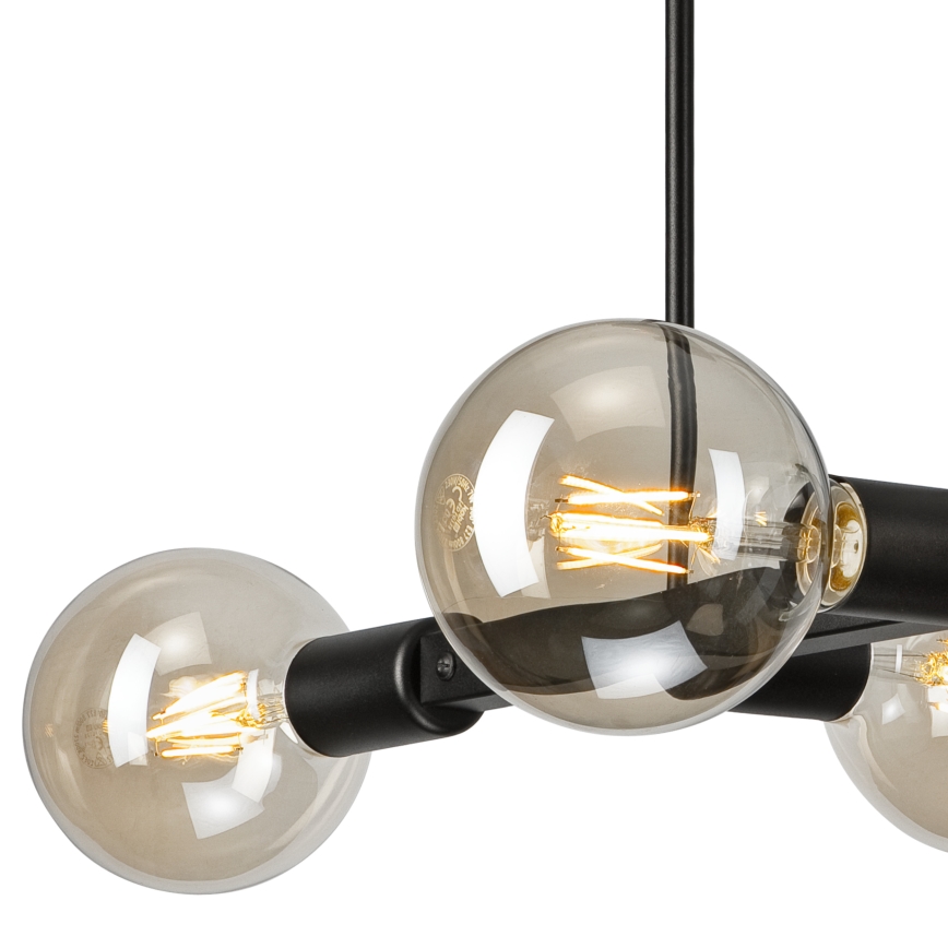 Люстра на штанзі ASTRID 4xE27/60W/230V чорний