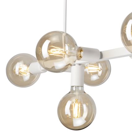 Люстра на штанзі ASTRID 8xE27/60W/230V білий