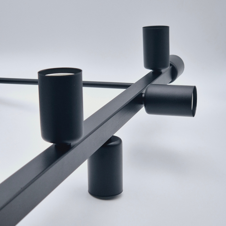 Люстра на штанзі ASTRID 8xE27/60W/230V чорний