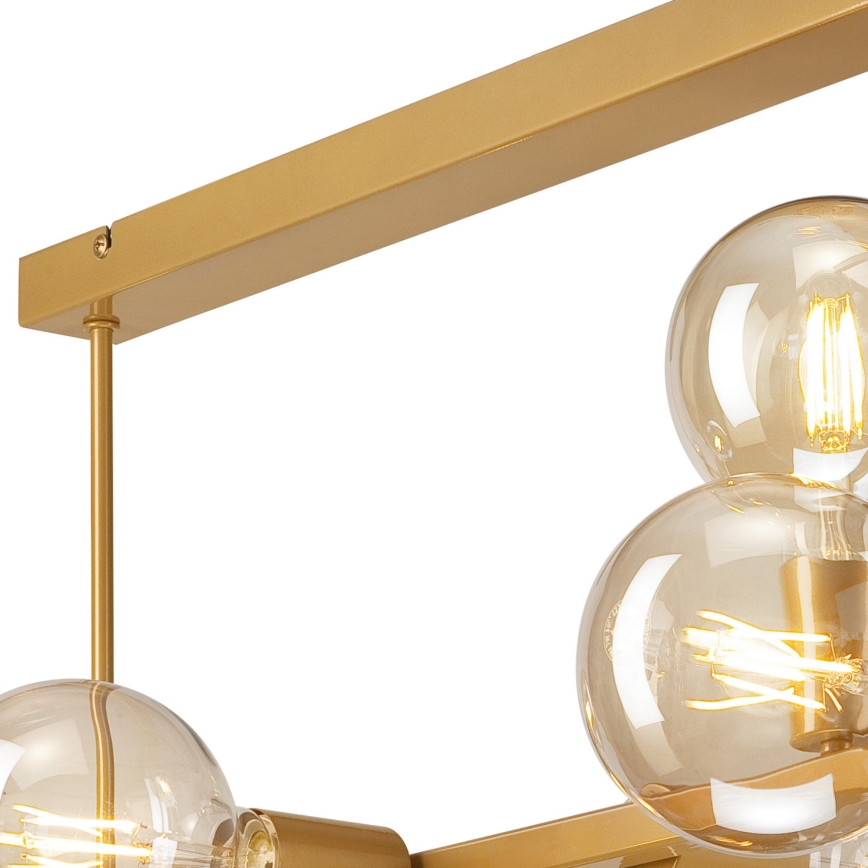 Люстра на штанзі ASTRID 8xE27/60W/230V золотий