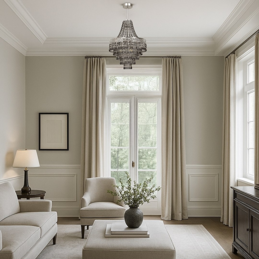 Люстра на штанзі CORAL 3xE14/40W/230V діам. 36 см