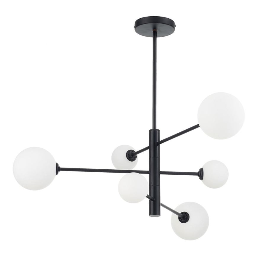 Люстра на штанзі DORADO 6xG9/40W/230V чорна