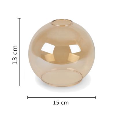 Люстра на штанзі FLEX 3xE27/60W/230V чорний/димчастий бежевий