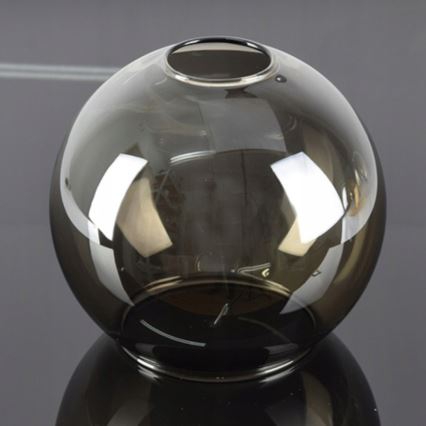 Люстра на штанзі FLEX 3xE27/60W/230V чорний/димчастий чорний/димчастий бежевий/прозорий