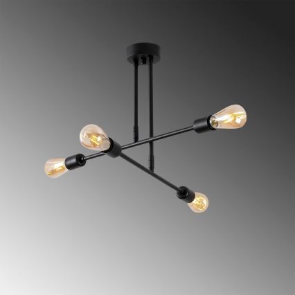Люстра на штанзі FLOWER 4xE27/40W/230V