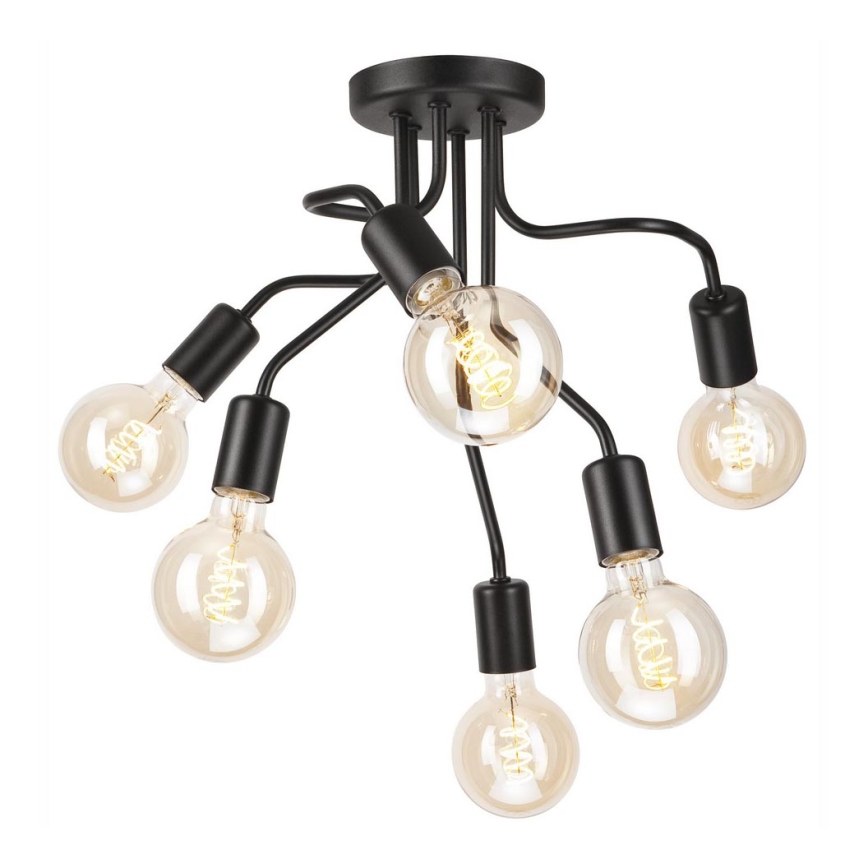 Люстра на штанзі HILDA 6xE27/60W/230V