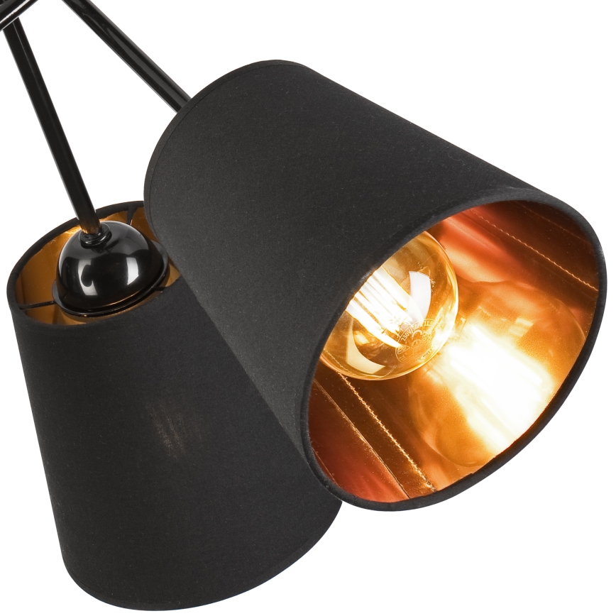 Люстра на штанзі IRMA 3xE27/15W/230V чорний