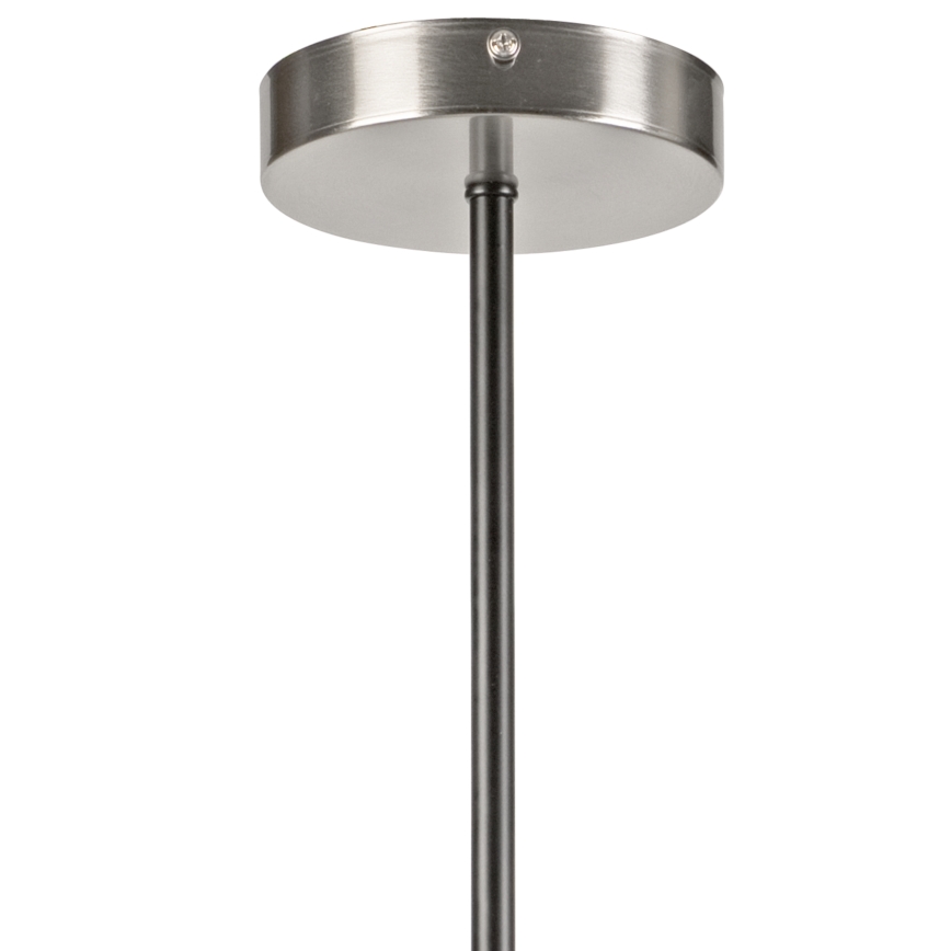 Люстра на штанзі LILOU 6xE14/5W/230V матовий хром/димчастий