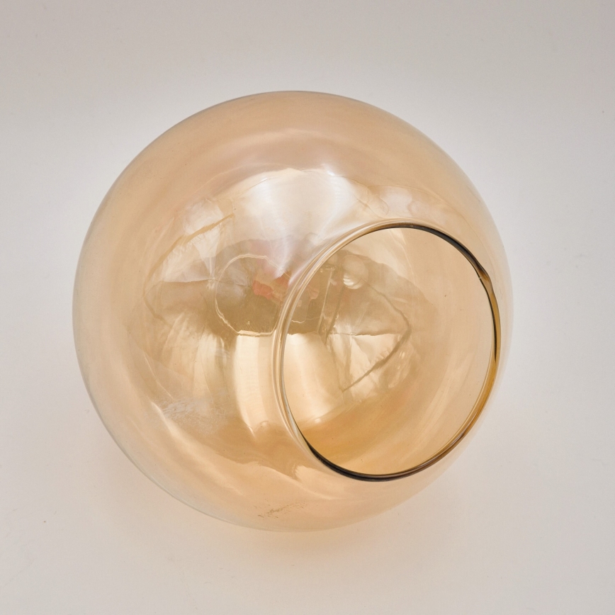 Люстра на штанзі LILOU 6xE14/5W/230V золотий/чорний/димчастий бежевий