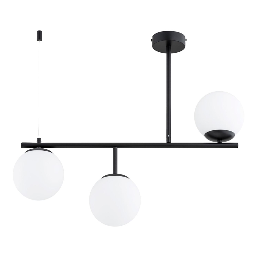 Люстра на штанзі LUNA 3xE14/10W/230V чорний