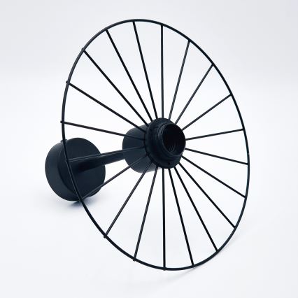 Люстра на штанзі MONTANA 1xE27/15W/230V діаметр 30 см чорний