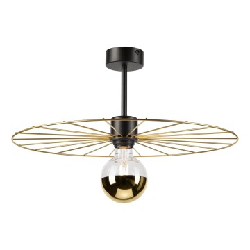 Люстра на штанзі MONTANA 1xE27/15W/230V діаметр 45 см золотий/чорний