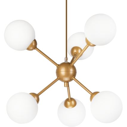 Люстра на штанзі RUBBY BALL 6xG9/5W/230V золотий