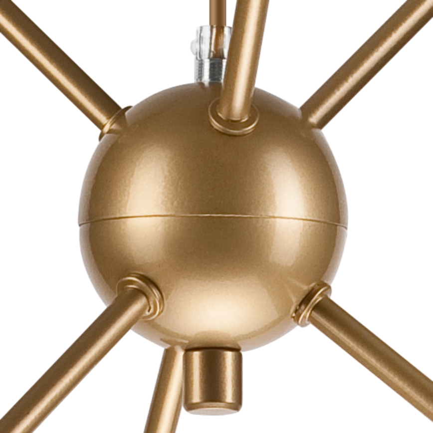Люстра на штанзі RUBBY BALL 6xG9/5W/230V золотий