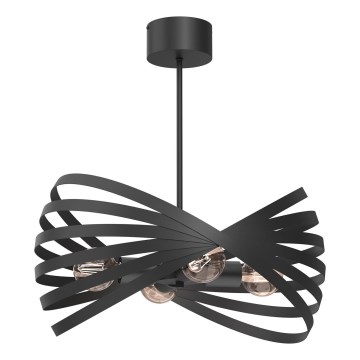 Люстра на штанзі SPARKLE 4xE27/15W/230V чорний