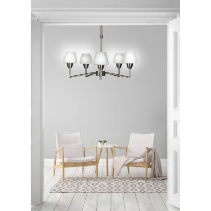 Люстра на штанзі TOGO 5xG9/40W/230V матовий хром/білий