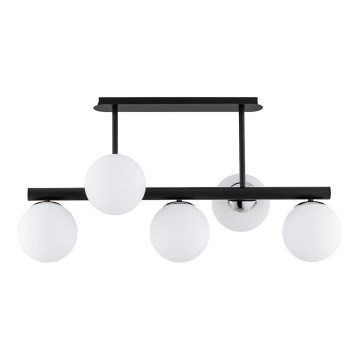 Люстра на штанзі TUKANE 5xE14/10W/230V чорний