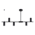 Люстра на штанзі URANOS 5xGU10/10W/230V чорна